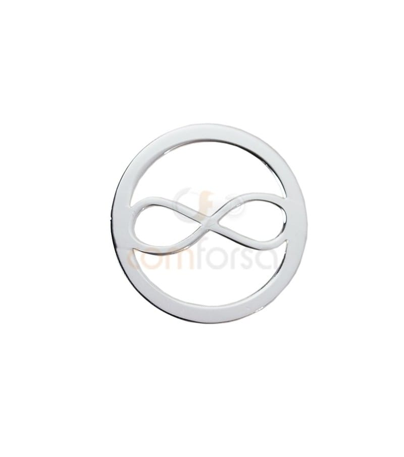 Entremeio infinito 13 mm prata 925