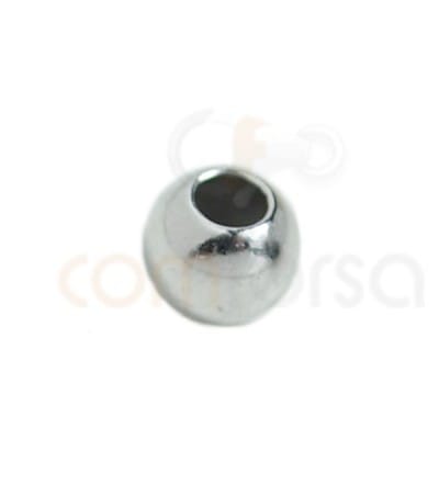 Sfera liscia 5 mm (2.2) argento rodiato