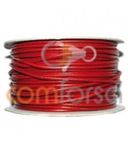 Couro vermelho 2.5 mm qualidade premium