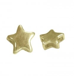 Entremeio estrela 7 x 7 mm prata 925