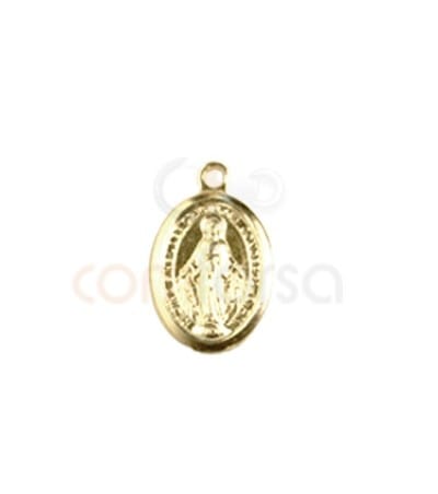 Pingente Nossa Senhora 7 x 11 mm prata 925