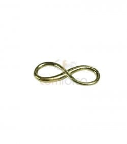 Entremeio infinito 12 x 4.3 mm prata