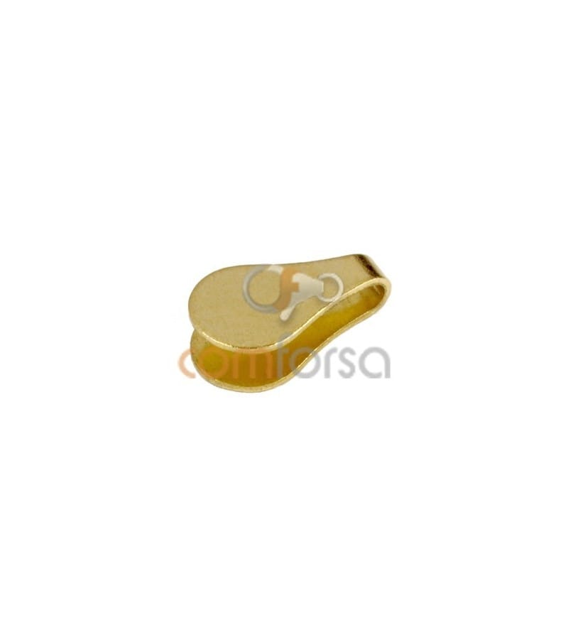 Terminal plano 5 x 8 mm ouro 750 ml