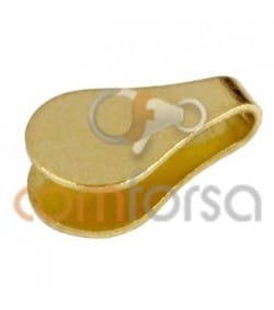 Terminal plano 5 x 8 mm ouro 750 ml