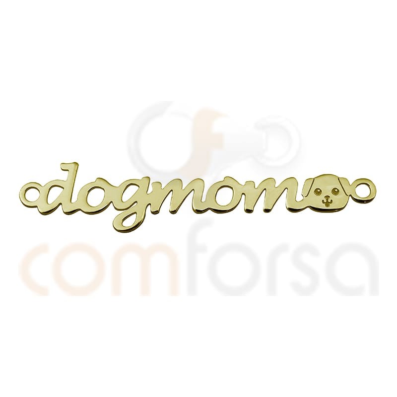 ENTREMEIO "DOGMOM" PRATA DOURADA