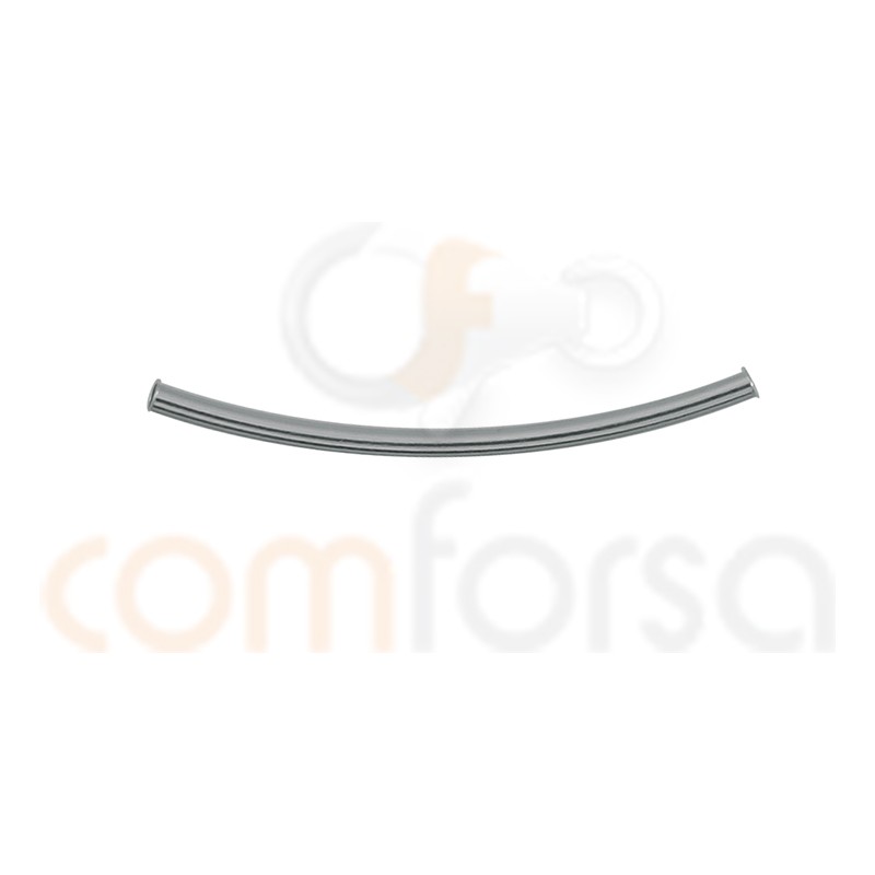 Tubo curvado 1,5 mm (ext) x 25 mm