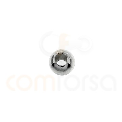 Sfera lisa 3 mm (1.2) argento 925