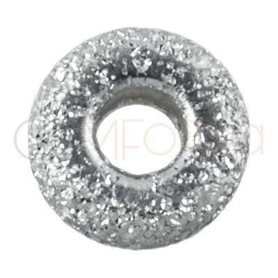 Donut brilhante 3 mm prata 925