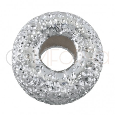 Donut brilhante 5 mm prata 925