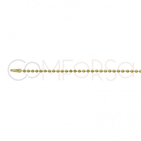 Catena pallino diamantato 1.5mm argento 925