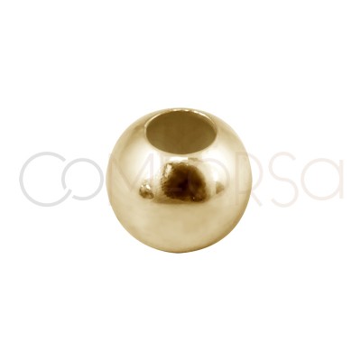 Sfera liscia 3 mm (1.2) argento 925 placcato oro rosa