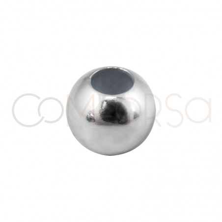 Sfera liscia 3 mm (1.2) argento 925 placcato oro rosa