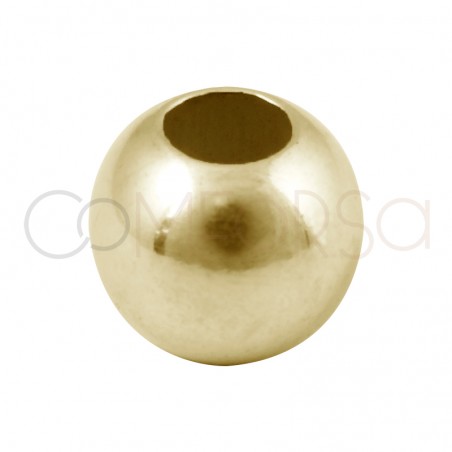 Sfera liscia 5 mm (2.2) argento 925 placcato oro