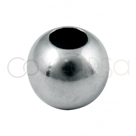 Sfera liscia 5 mm (2.2) argento rodiato