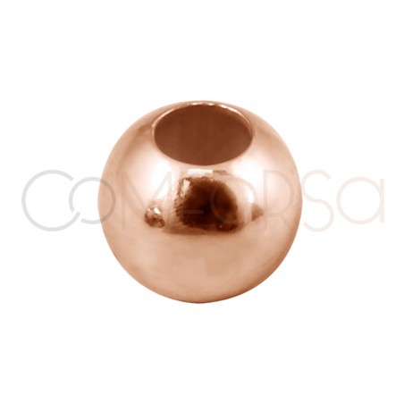 Sfera 4 mm (1.8) argento 925 placcato oro rosa