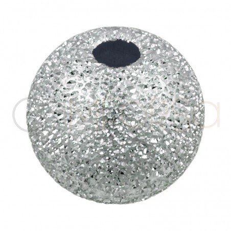 Sfera brillantinata 7mm (1.8) argento 925