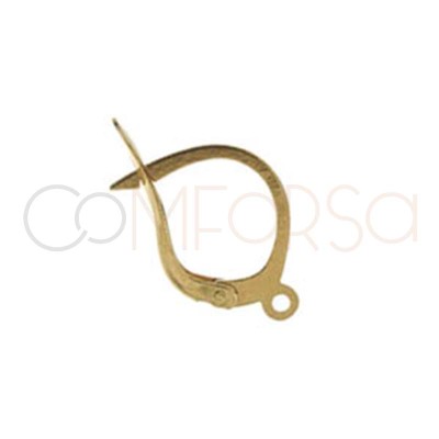 Orecchino con apertura nº1 10x11mm con anello Oro 18kt 750