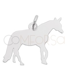 Ciondolo cavallo 21 x 15mm Argento 925