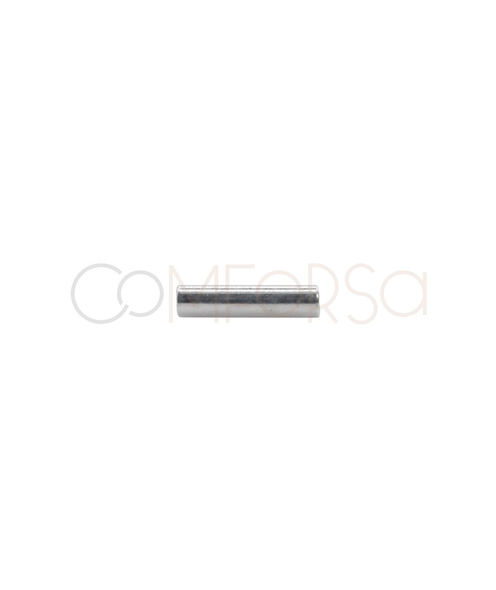 Tubo 0.9 (int) x 6mm argento 925