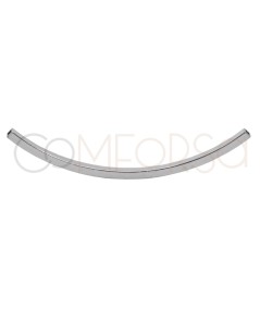 T.Quadr. Curvato 1.5mm (est.) x 40 mm argento 925