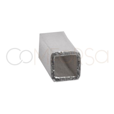 T.Quadr. Curvato 1.5mm (est.) x 40 mm argento 925