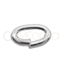 Anellino ovale 2.5x4mm ext (0.7) argento 925