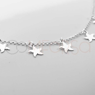 Girocollo con stelle marine Argento 925