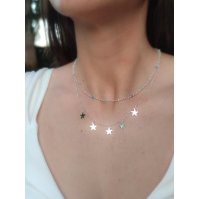 Girocollo con stelle marine Argento 925