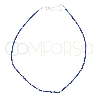 Girocollo con pietre Blu in Argento 925