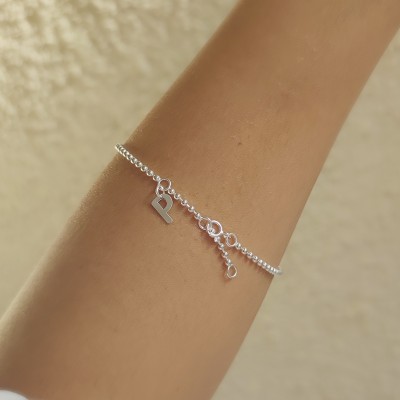 Bracciale con palline in argento placcato oro