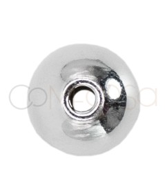 Sfera liscia 8 mm (2 mm) argento 925