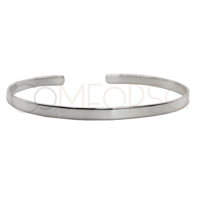 Bracciale plana 4 mm argento 925