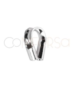 Cubre filos 4 x 3 (0.5 int ) mm argento