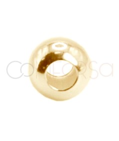 Sfera 4 mm (1.8) argento 925 placcato oro rosa