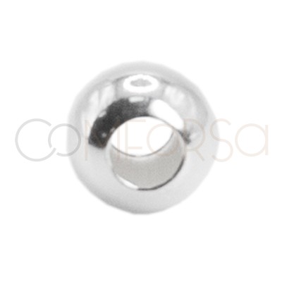 Sfera 4 mm (1.8) argento 925 placcato oro rosa