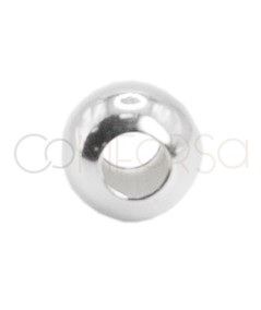 Sfera 4 mm (1.8) argento 925 placcato oro rosa