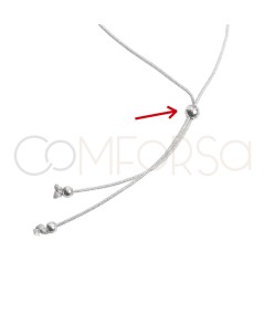 Sfera liscia 4 mm(1.5) argento 925 placcato oro