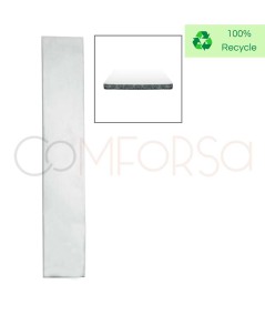 Lamina d'argento 20 x 150 mm spessore 0,7 argento 925