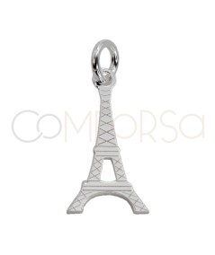 Ciondolo Torre Eiffel 8 x 16mm Argento placcato oro
 Colore del metallo-Argento 925