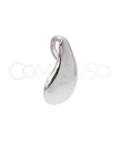 Ciondolo a forma di mini goccia 8,5 x 14mm argento 925