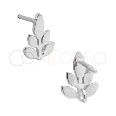 Orecchini ramo con anello 8 x 10mm Argento 925