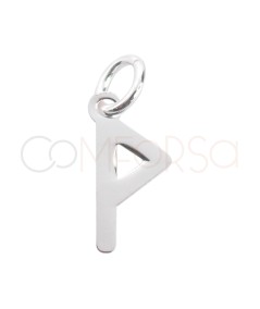 Colgante runa Wunjo 4.7 x 9.4mm plata 925