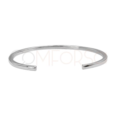 Bracciale filo quadro 70mm Argento 925