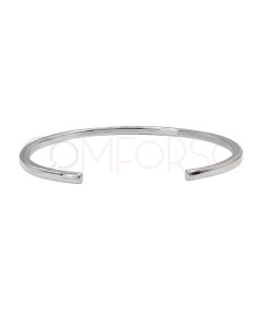 Bracciale filo quadro 70mm Argento 925