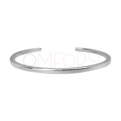 Bracciale filo quadro 70mm Argento 925