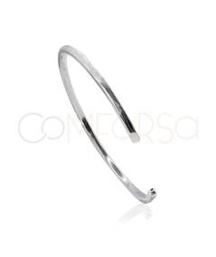 Bracciale filo quadro 70mm Argento 925