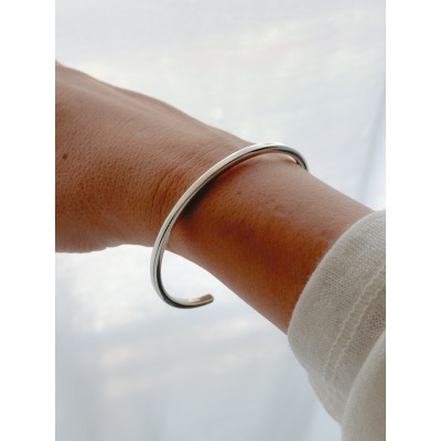 Bracciale filo quadro 70mm Argento 925