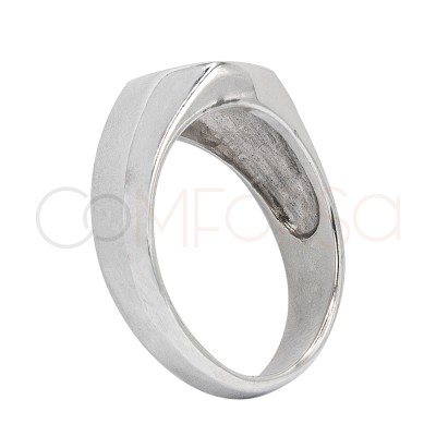 Anello sigillo 7mm Argento 925