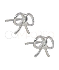 Orecchini fiocco 10 x 10mm Argento 925