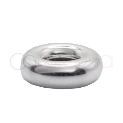 Donut 8mm con anello 2,7mm Argento 925